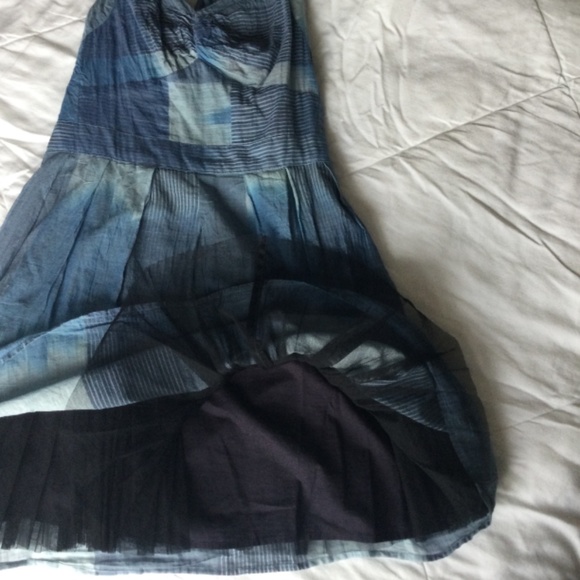 Urban Outfitters Staring at Stars Hazy Blue Pin Up Dress - Picture 13 of 16